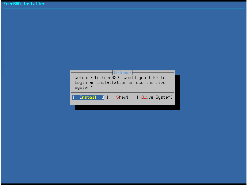 安装 FreeBSD 系统