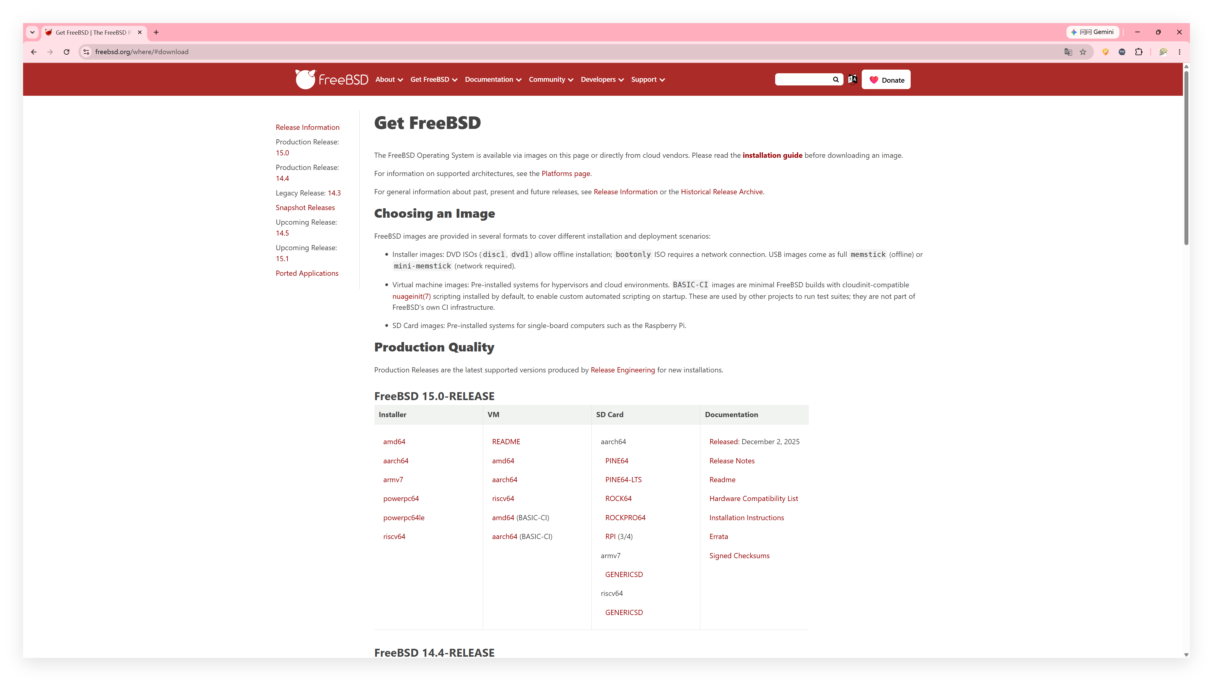 下载 FreeBSD