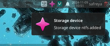 插入挂载提示