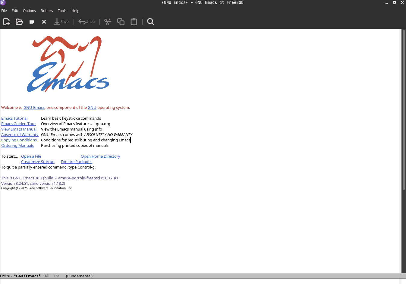 Emacs GUI