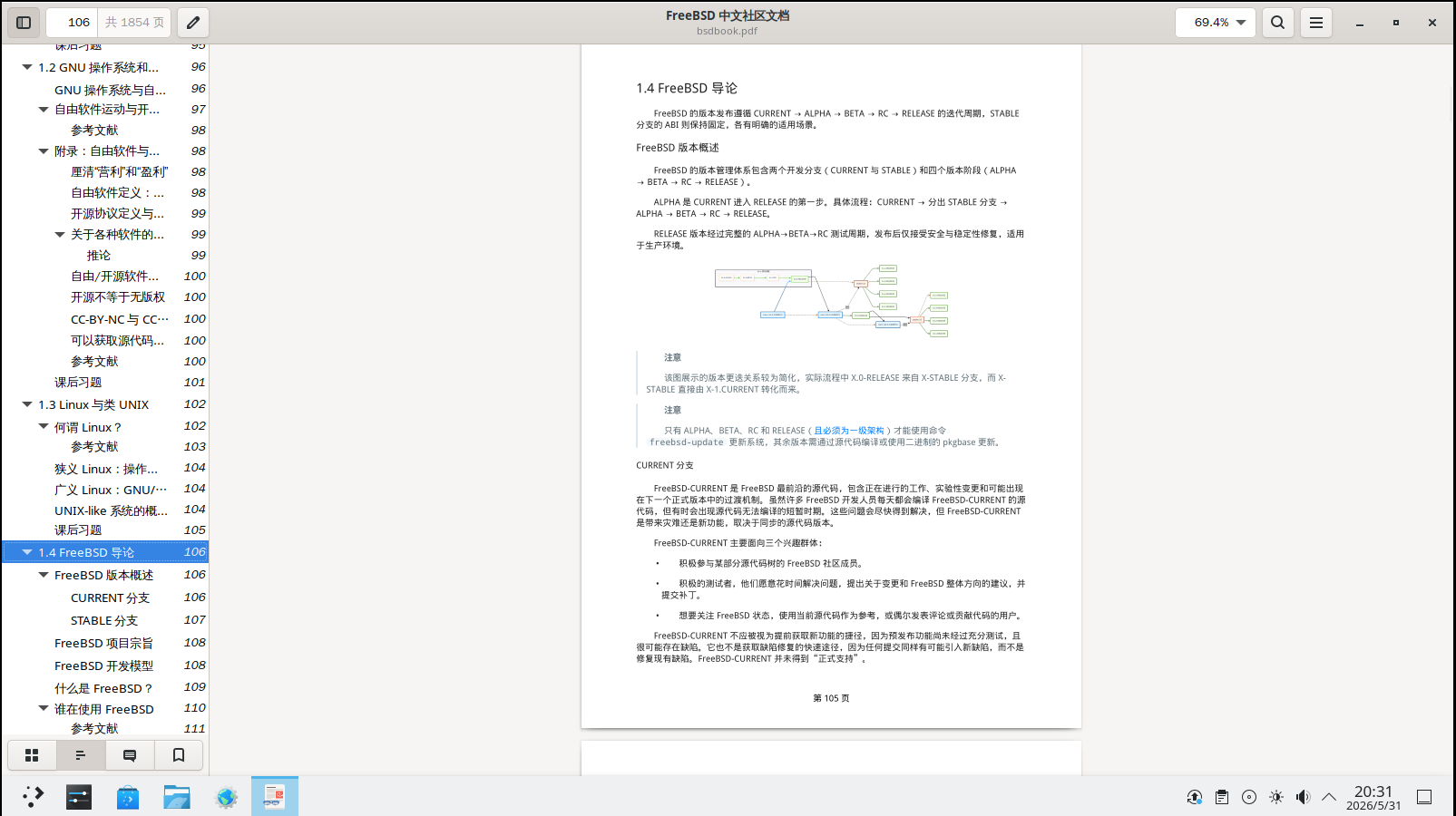 Evince 界面