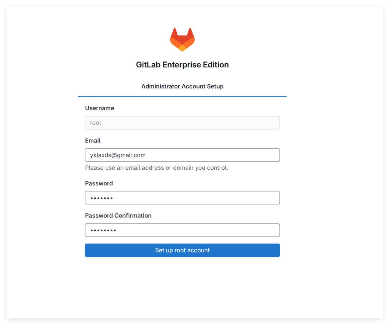 GitLab 登录页
