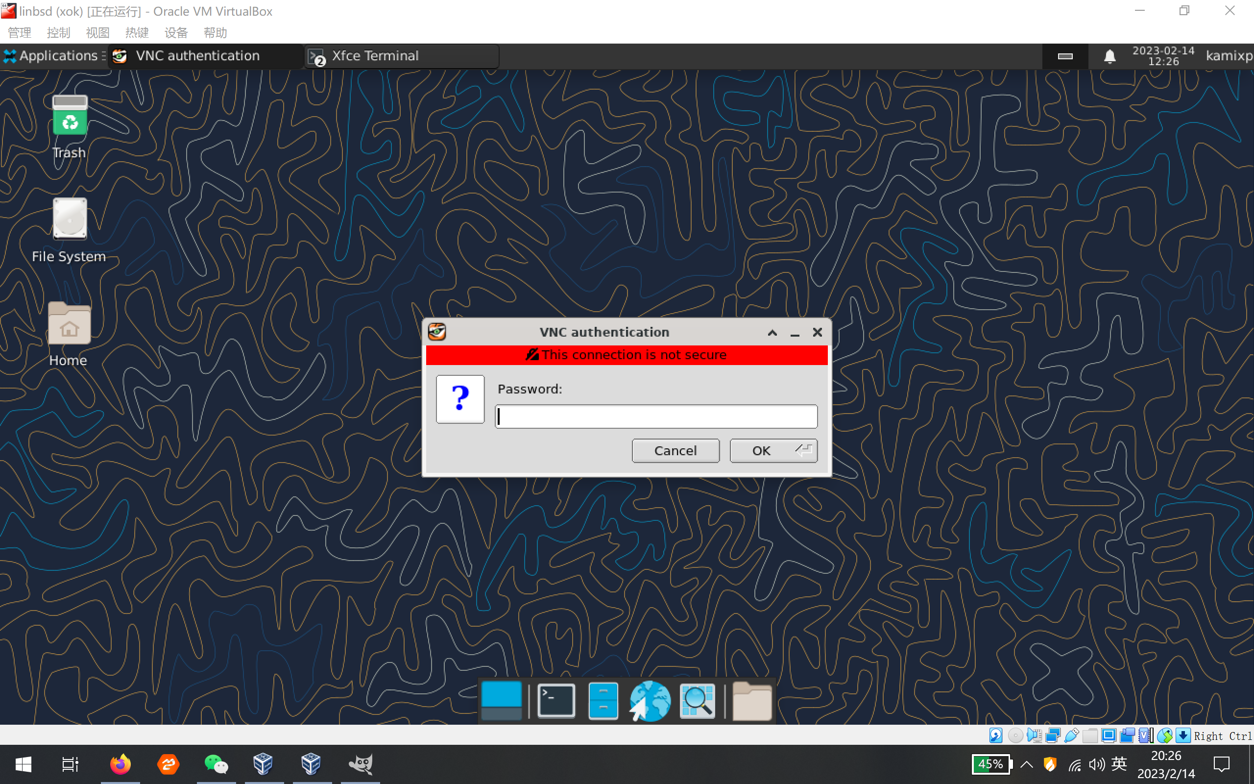 VNC 登录
