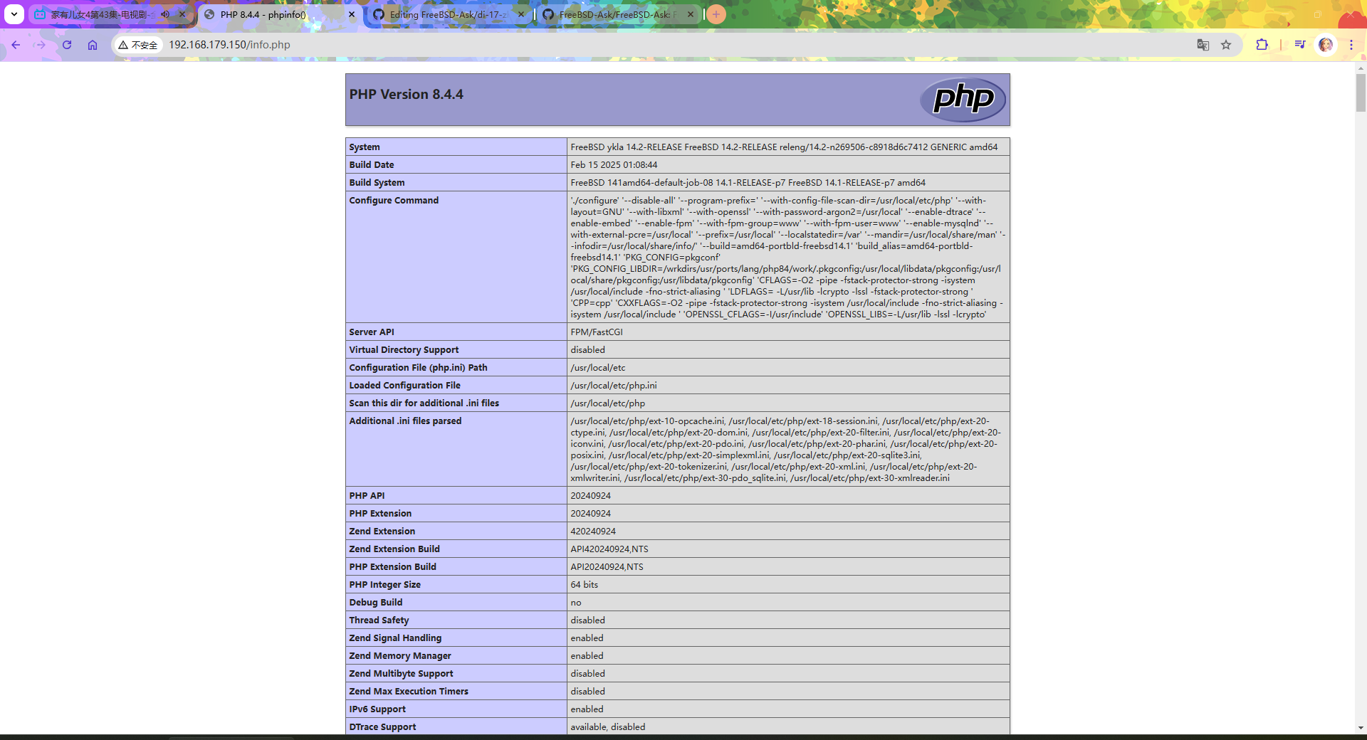 Nginx PHP8 FreeBSD