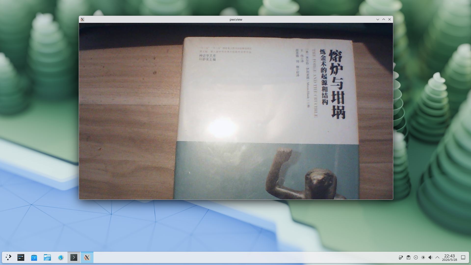 pwcview 显示的摄像头画面