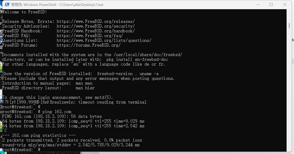 Qemu 安装 FreeBSD