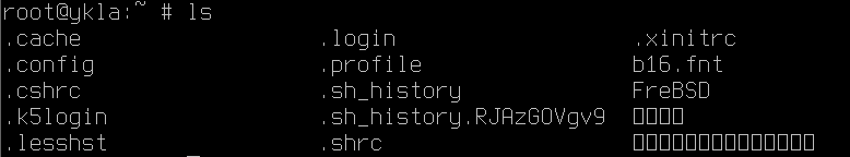 未加入字体的 tty