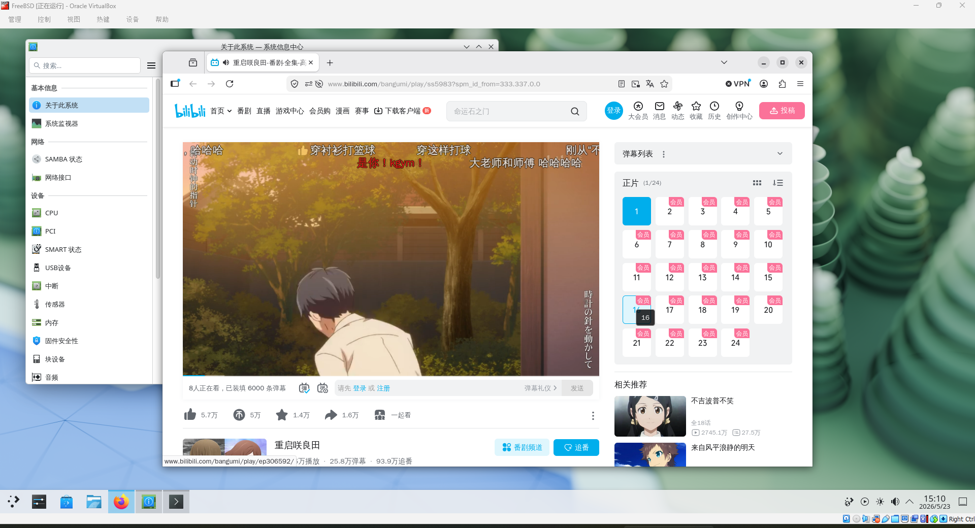 FreeBSD 系统界面