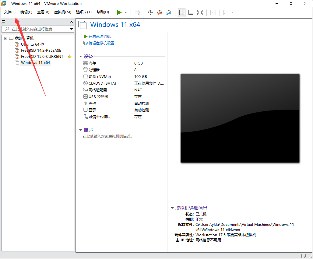 VMware 安装 FreeBSD